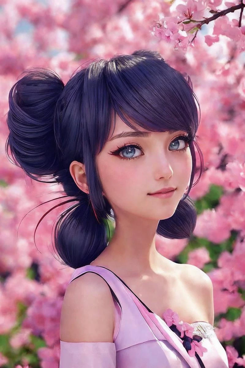 Casual Cherry Blossom Skirt Styling